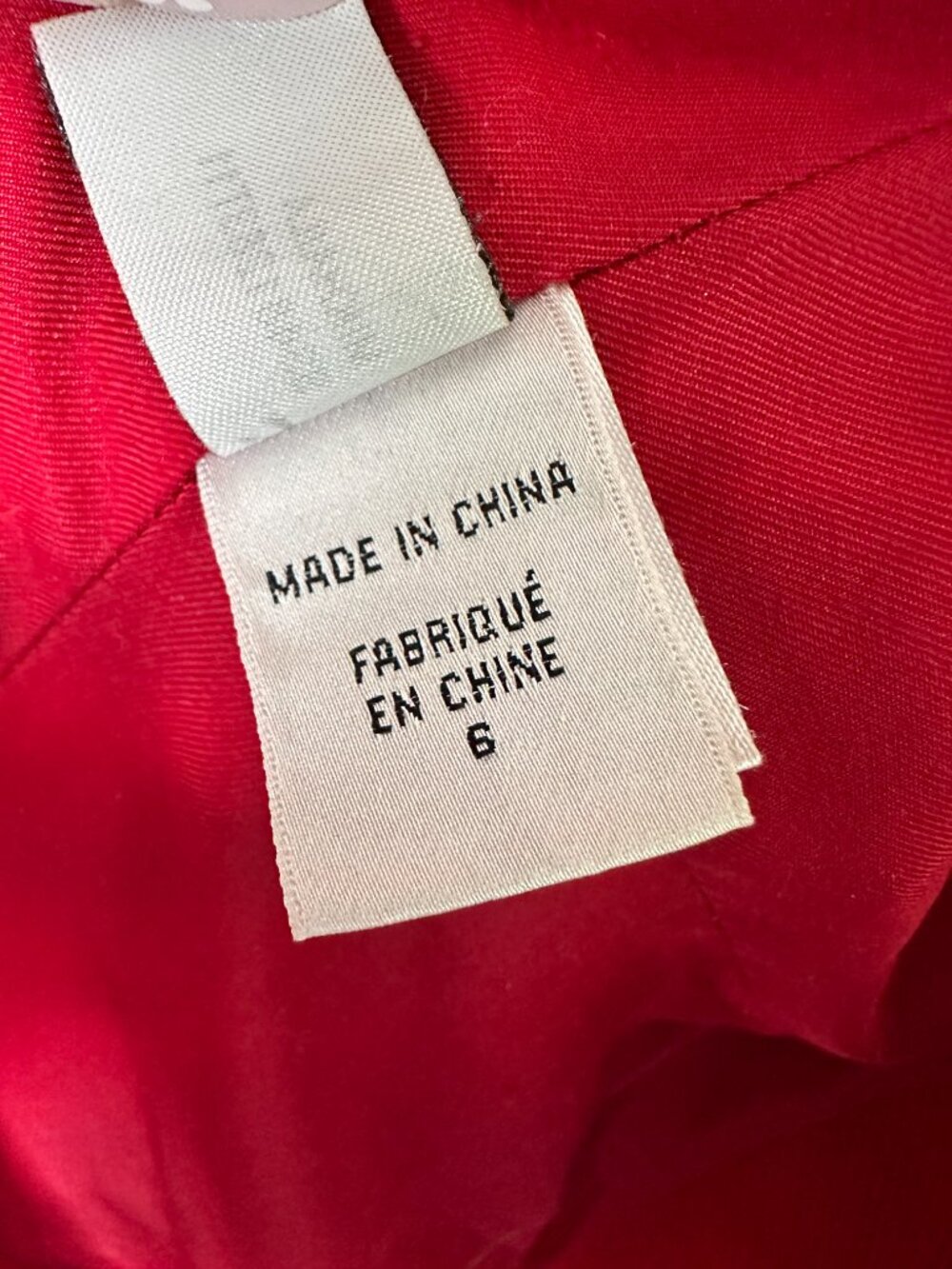 Diane Von Furstenberg Mikhaila Coat DVF 6 Wool Blend Red Jacket - Picture 10 of 13